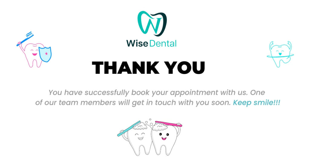 Thankyou - Wise Dental 